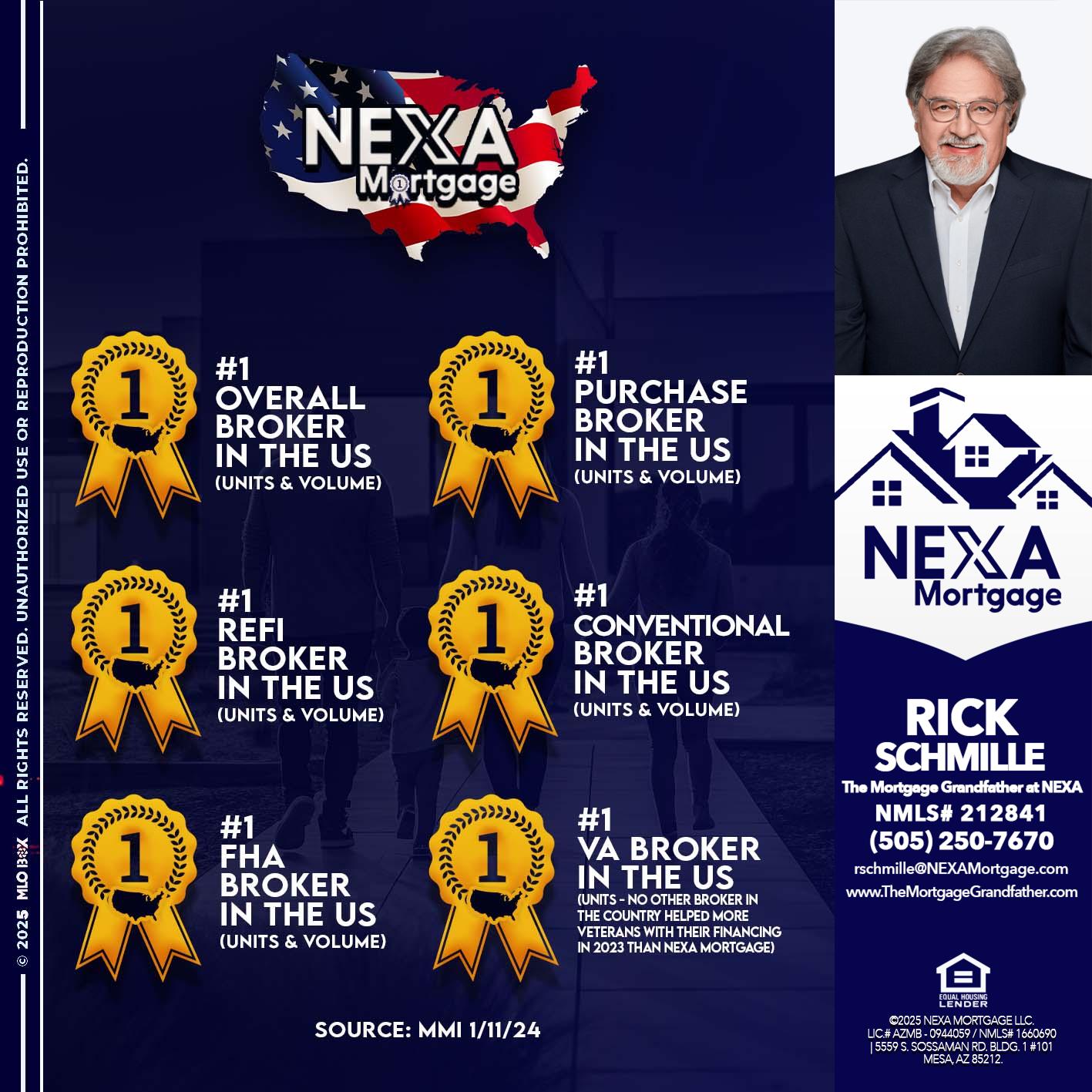 #1 - Rick E Schmille -The Mortgage Grandfather at NEXA
