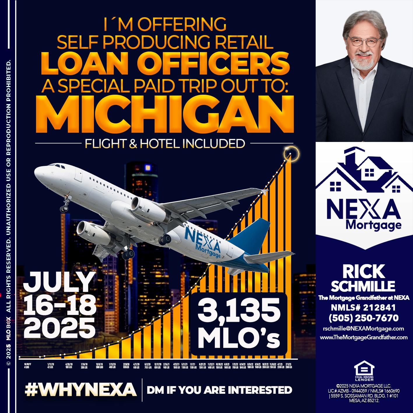 MICHIGAN TRIP - Rick E Schmille -The Mortgage Grandfather at NEXA