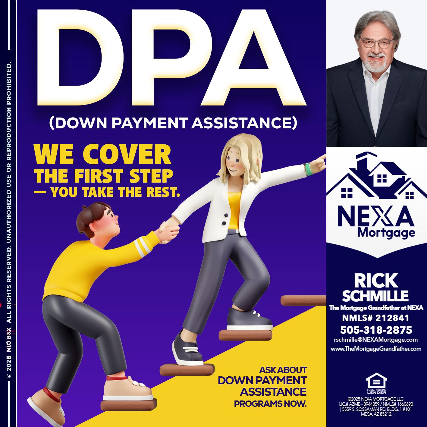DPA LOANS - Rick E Schmille -The Mortgage Grandfather at NEXA