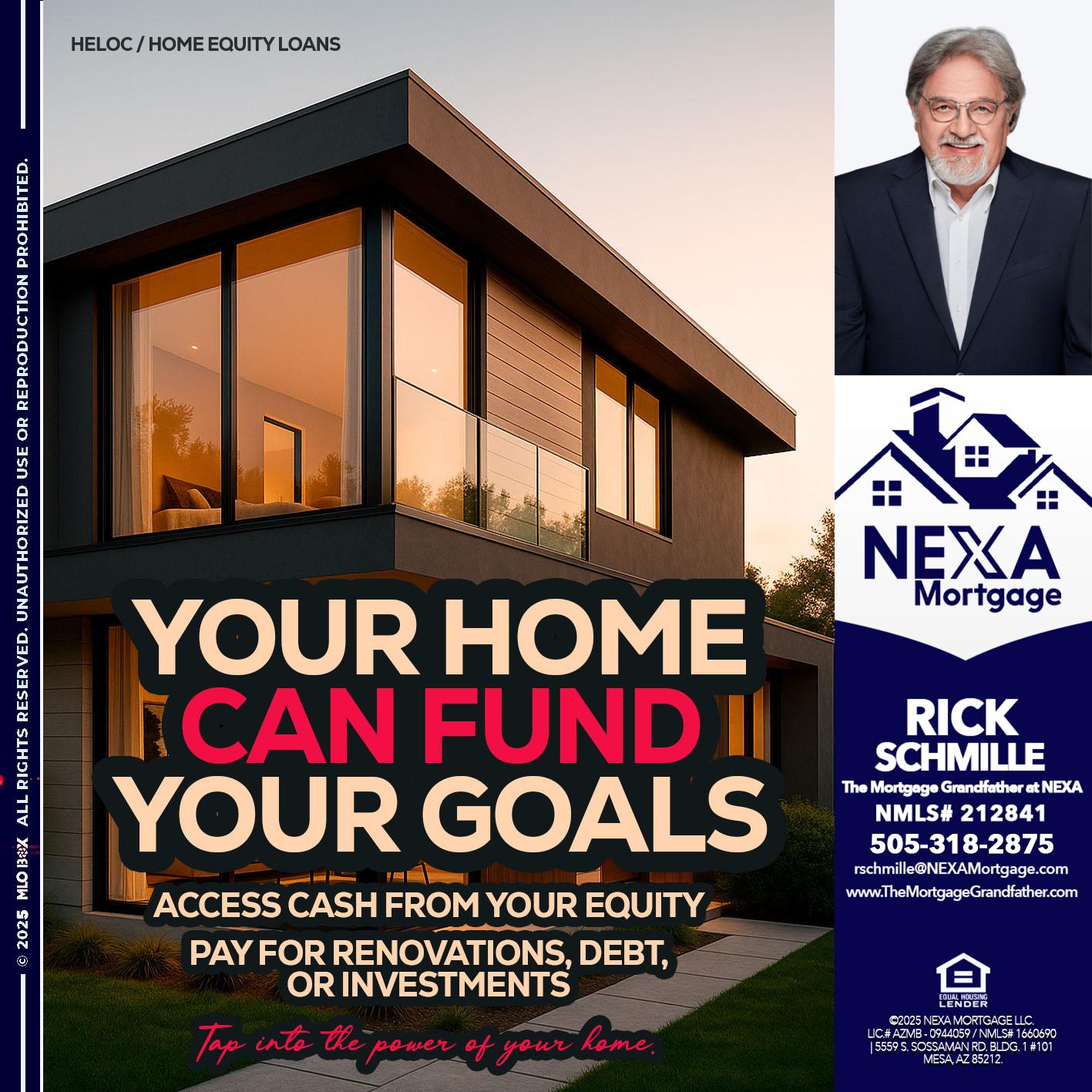 HELOC - Rick E Schmille -The Mortgage Grandfather at NEXA