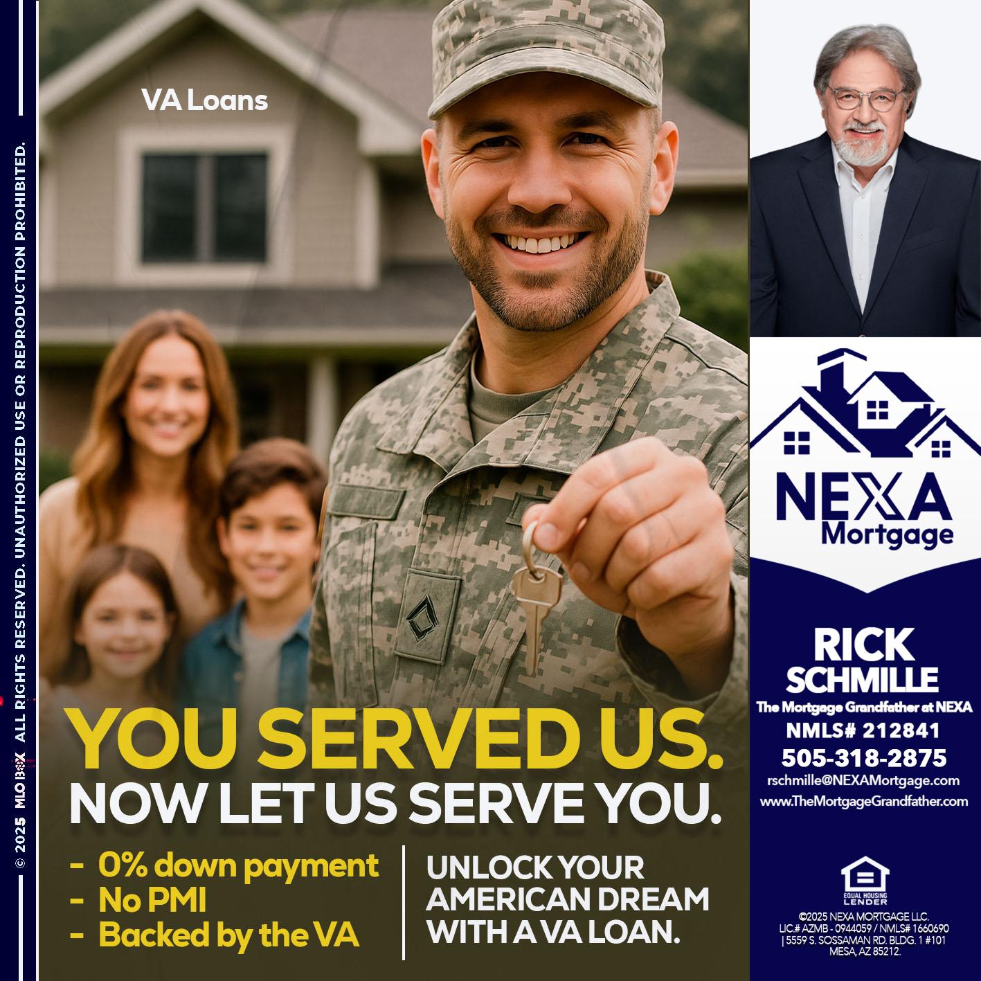 YOU DESERVED - Rick E Schmille -The Mortgage Grandfather at NEXA