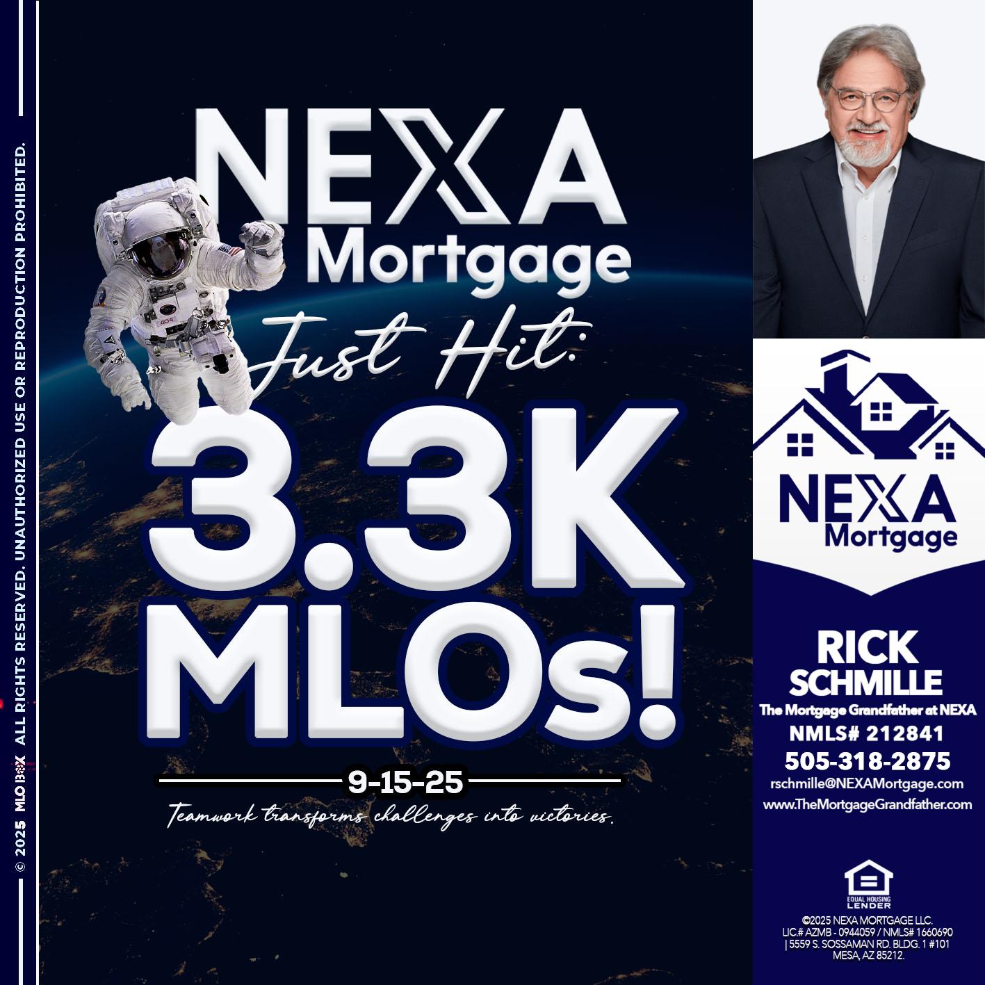 3.3K - Rick E Schmille -The Mortgage Grandfather at NEXA