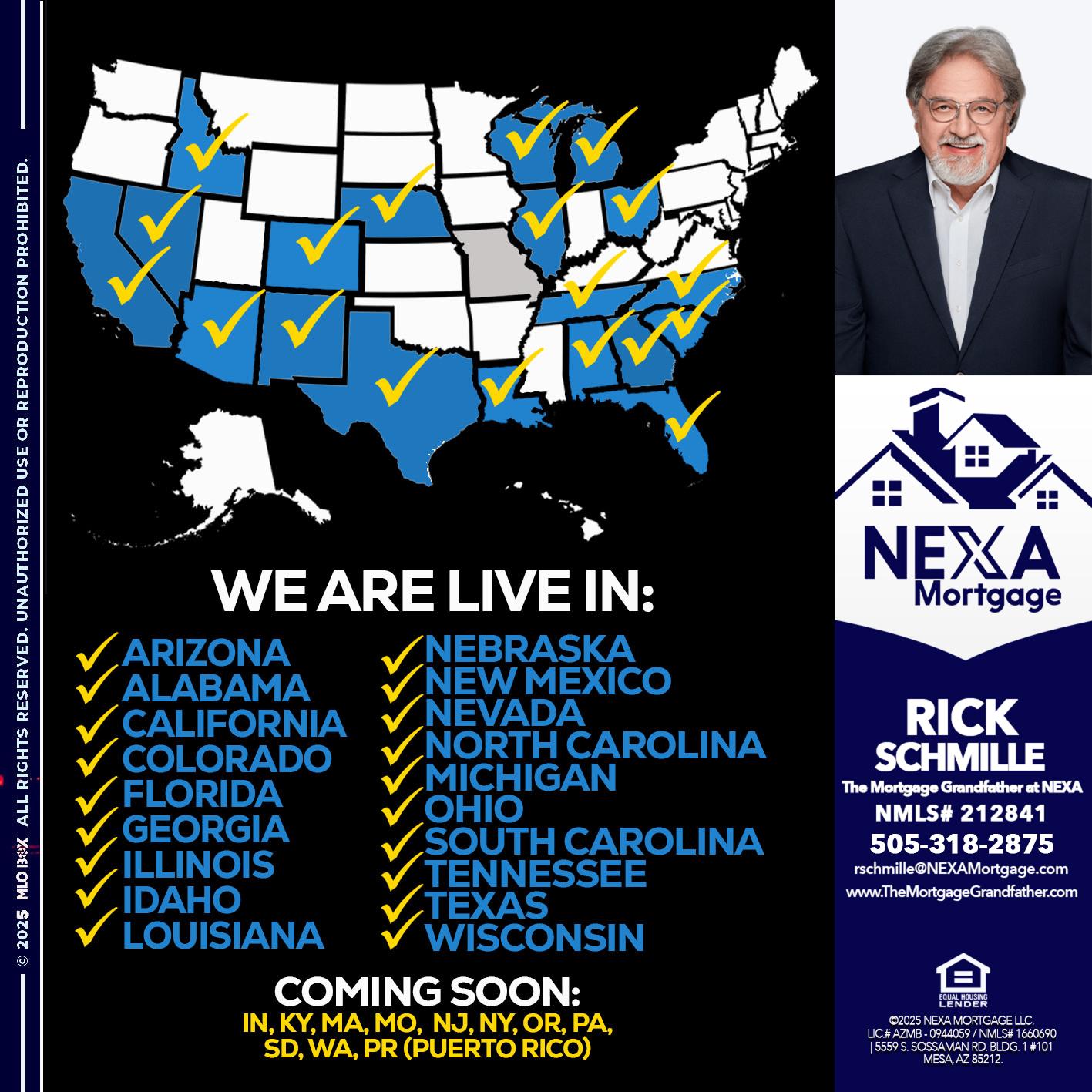 New Mexico live - Rick E Schmille -The Mortgage Grandfather at NEXA