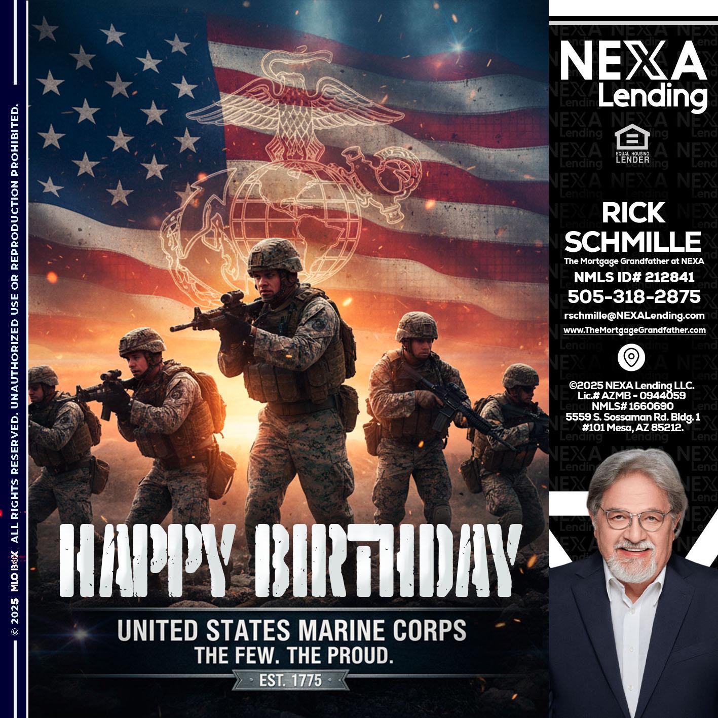 happy birthday - Rick E Schmille -The Mortgage Grandfather at NEXA