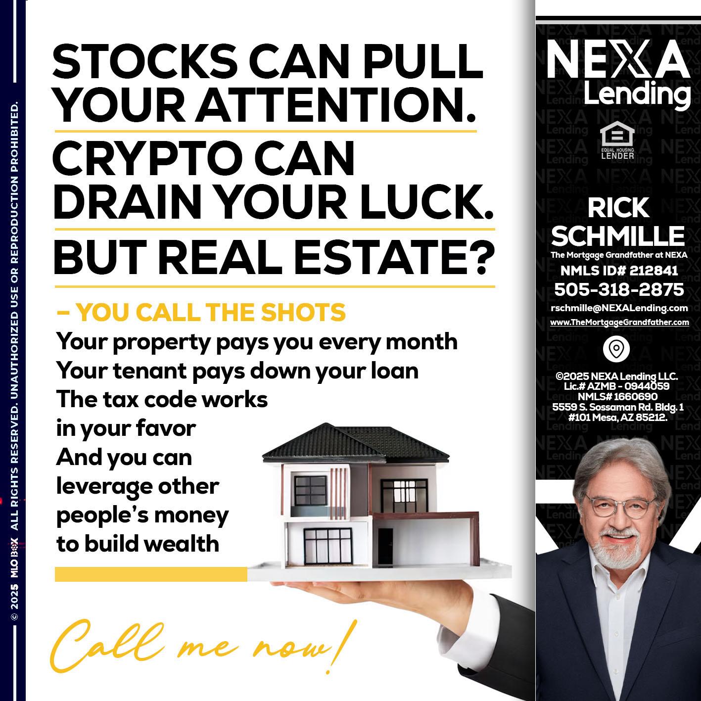 STOCK CAN - Rick E Schmille -The Mortgage Grandfather at NEXA