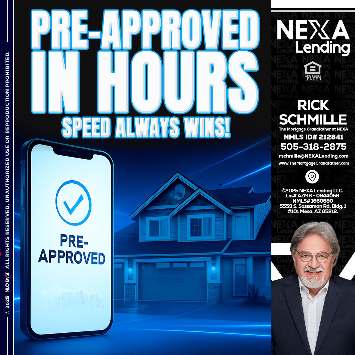 PRE - Rick E Schmille -The Mortgage Grandfather at NEXA