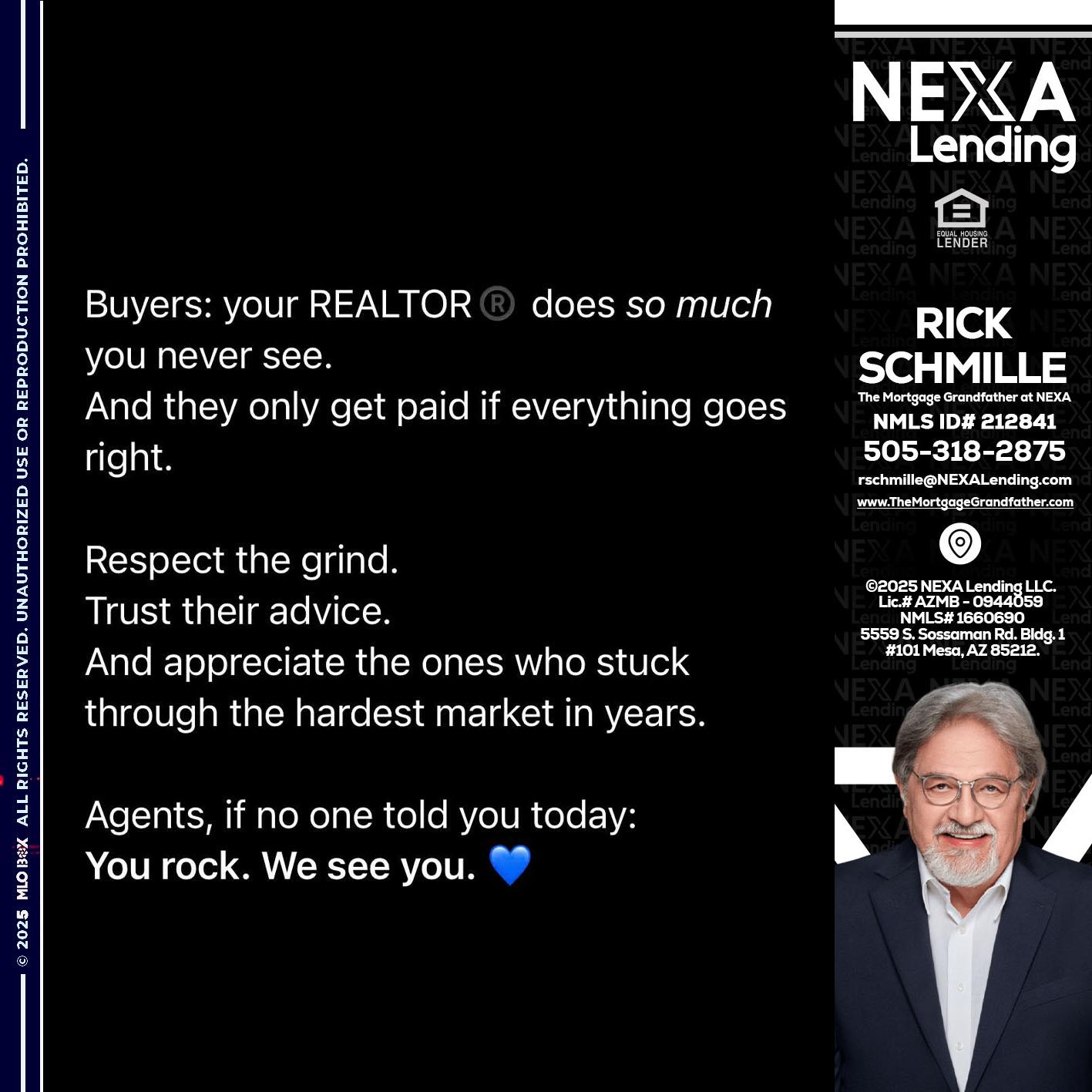 BUYERS - Rick E Schmille -The Mortgage Grandfather at NEXA