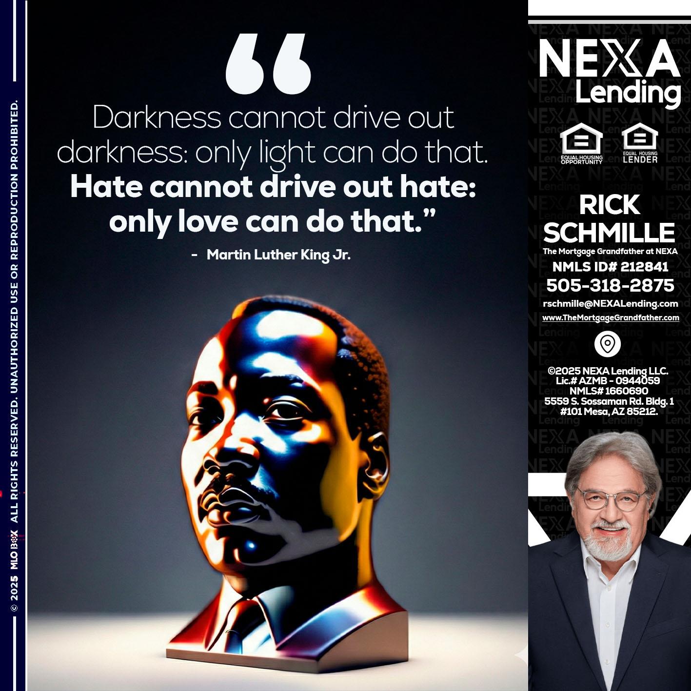 MLK 2026 - Rick E Schmille -The Mortgage Grandfather at NEXA