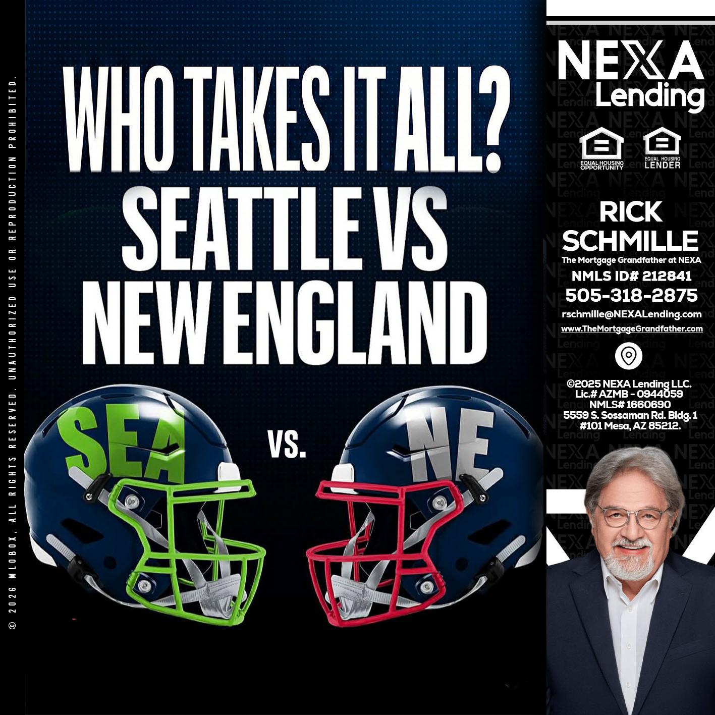 WHO TAKE IT ALL? - Rick E Schmille -The Mortgage Grandfather at NEXA