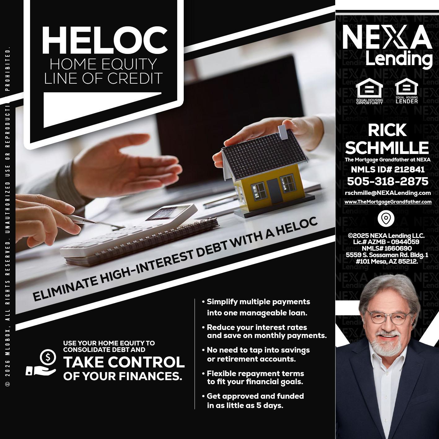 HELOC - Rick E Schmille -The Mortgage Grandfather at NEXA