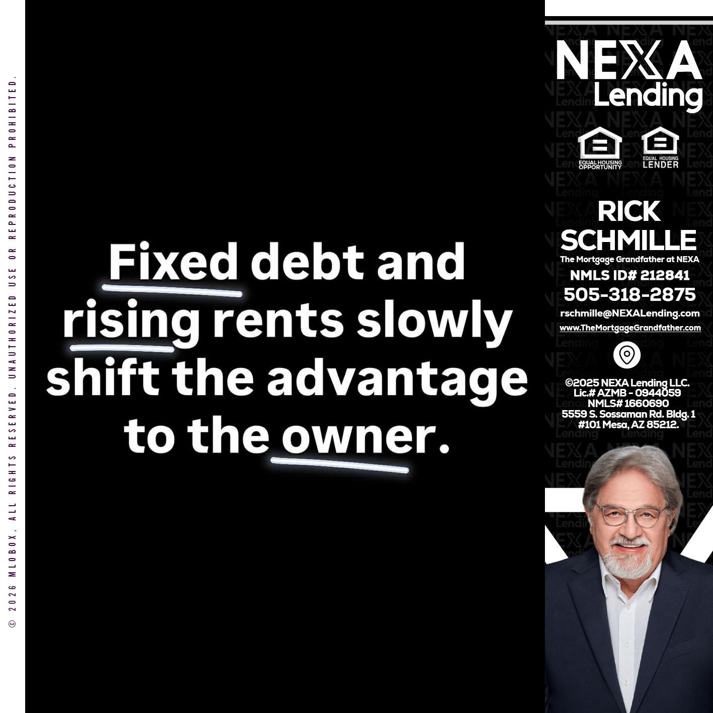FIXED DEBT - Rick E Schmille -The Mortgage Grandfather at NEXA