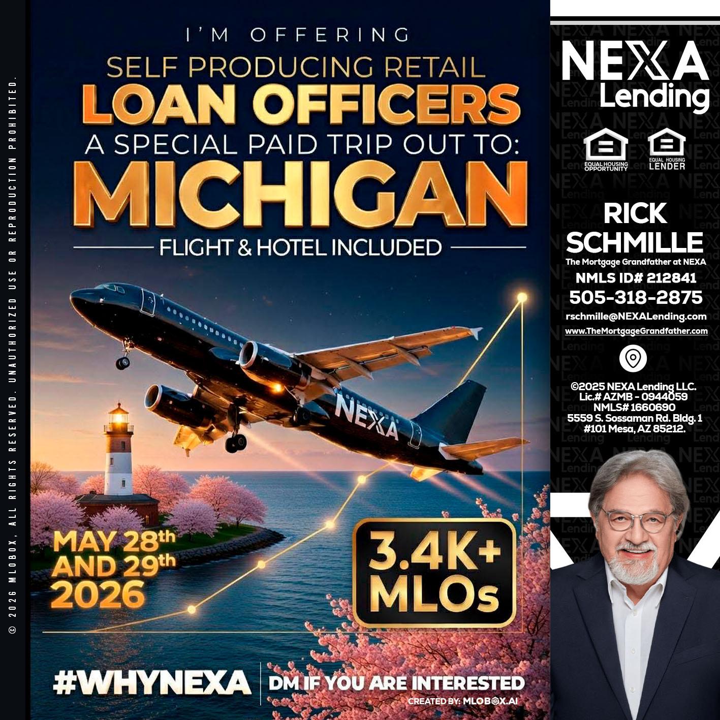 MICHIGAN TRIP - Rick E Schmille -The Mortgage Grandfather at NEXA