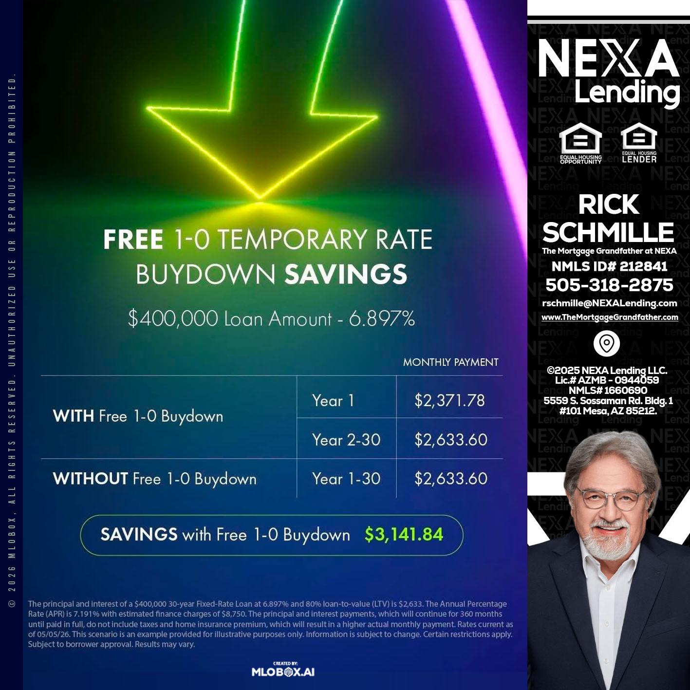 BUYDOWN - Rick E Schmille -The Mortgage Grandfather at NEXA