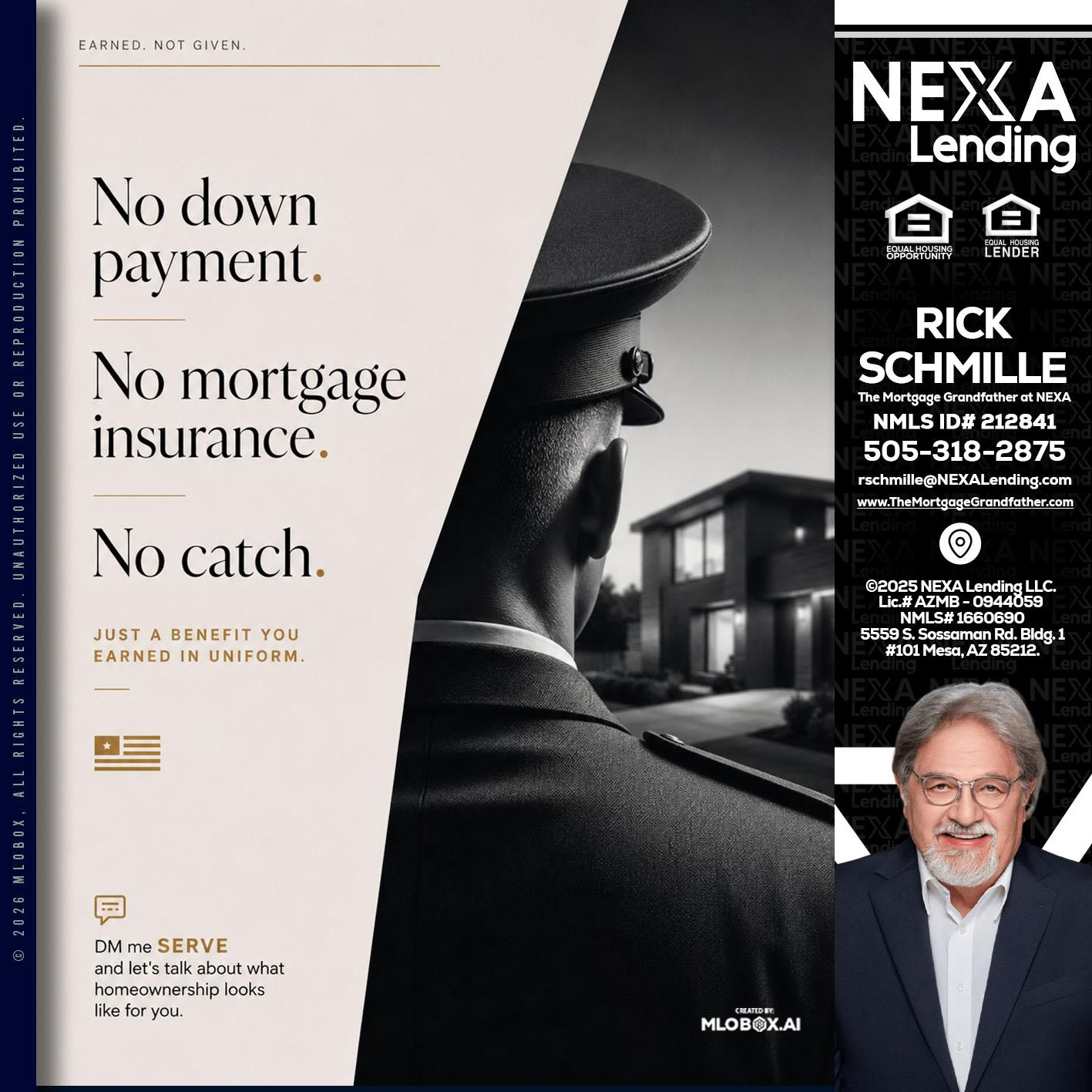 NO DOWN PAYMENT - Rick E Schmille -The Mortgage Grandfather at NEXA