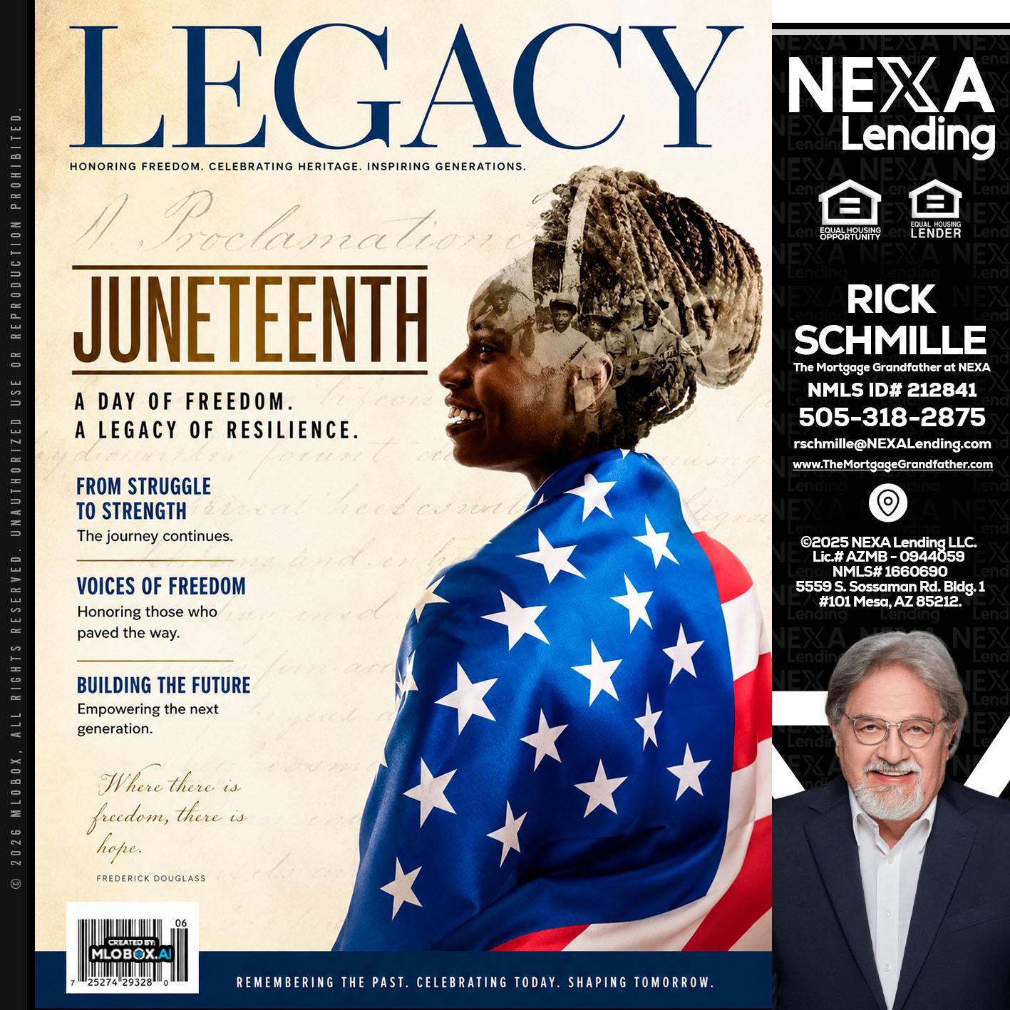 LEGACY - Rick E Schmille -The Mortgage Grandfather at NEXA