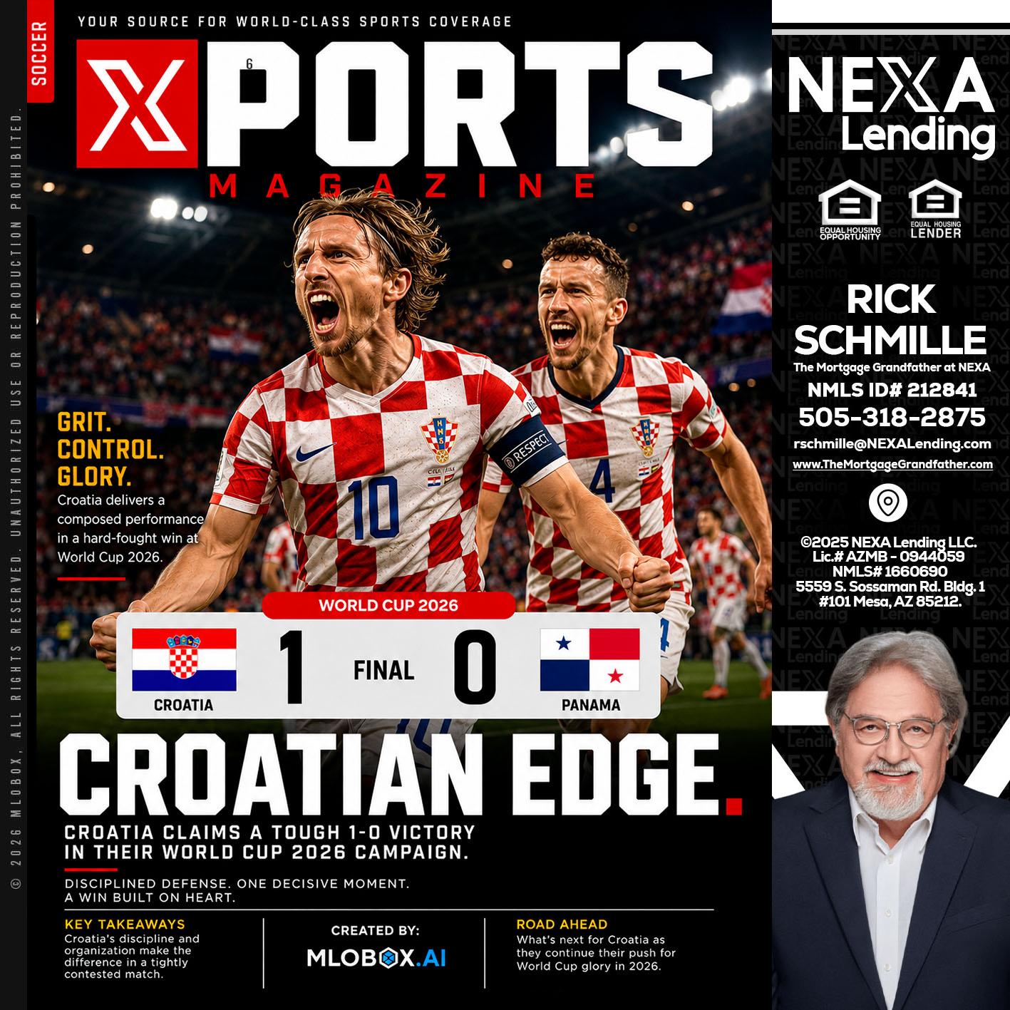 CROATIA 1-0 PANAMA - Rick E Schmille -The Mortgage Grandfather at NEXA