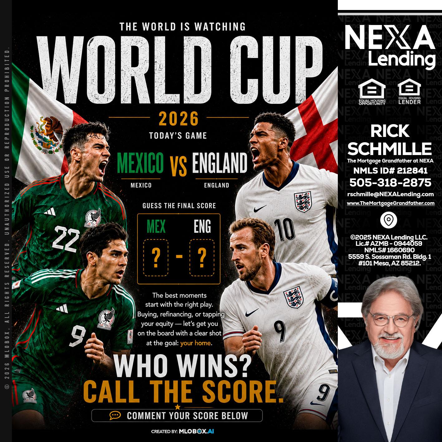WHO'S WIN - Rick E Schmille -The Mortgage Grandfather at NEXA