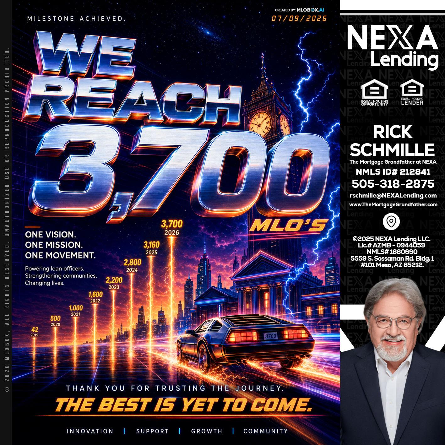 3700 MLOs - Rick E Schmille -The Mortgage Grandfather at NEXA
