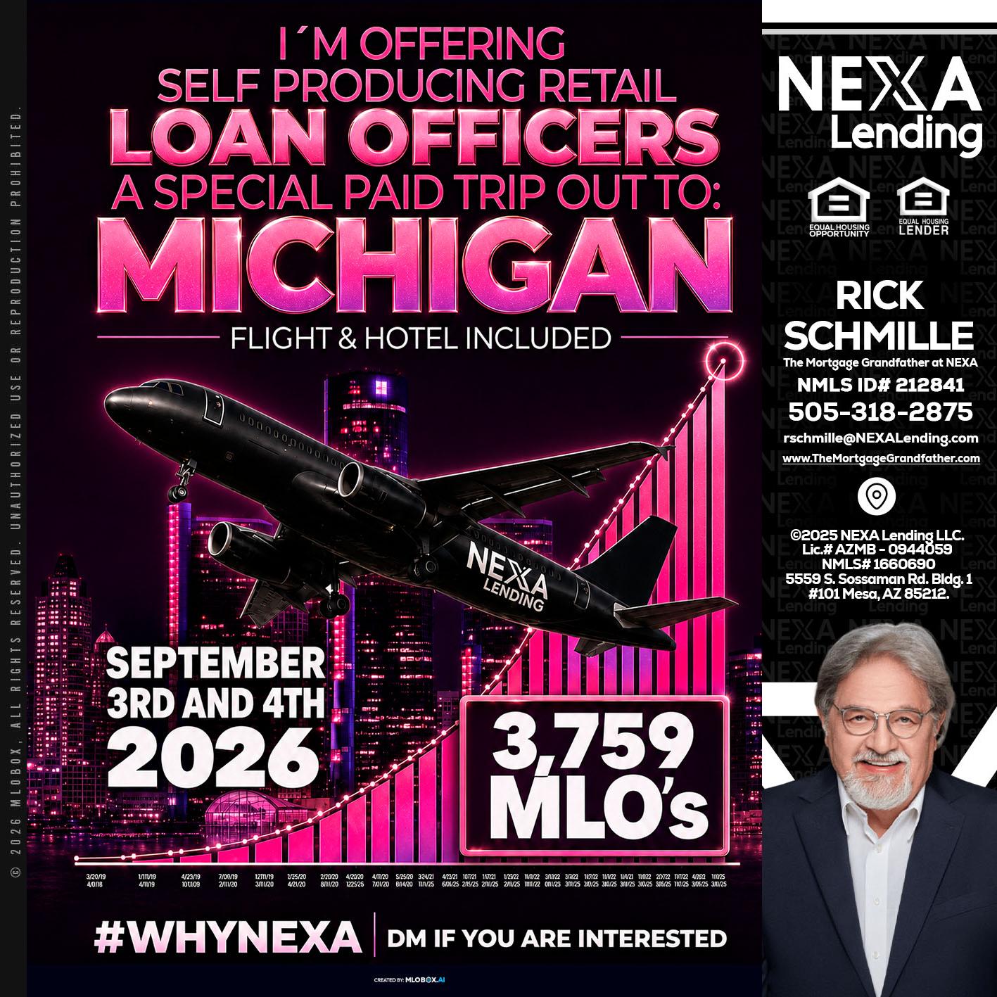 MICHIGAN TRIP - Rick E Schmille -The Mortgage Grandfather at NEXA